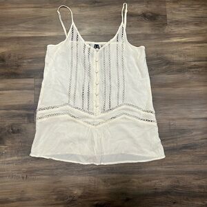 💗Gentle Fawn Cream Lace Boho Camisole
